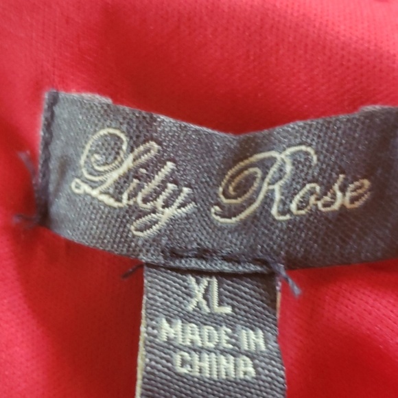 NWT Lily rose red spaghetti strap dress - Picture 4 of 5